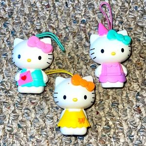 - 3 MCDONALDS HELLO KITTY TOYS FIGURES ORNAMENTS PARTY